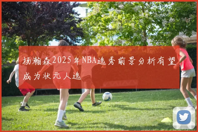 杨瀚森2025年NBA选秀前景分析有望成为状元人选